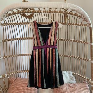 Nbd dress, sequin mini dress, size xs